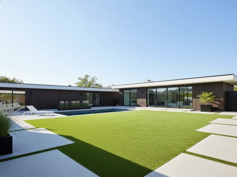 Cost comparison chart showing savings of artificial grass vs natural grass